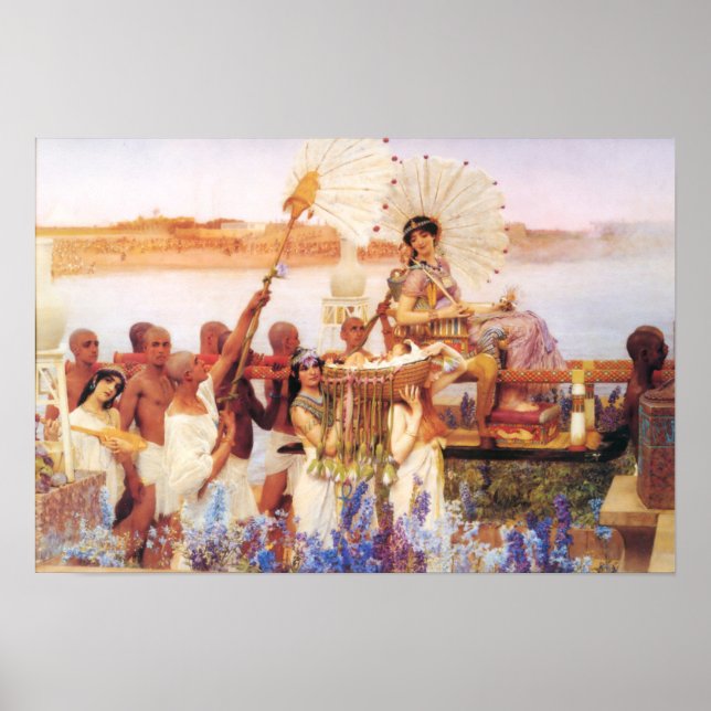 Lawrence Alma Tadema The Finding of Moses Poster (Framsidan)