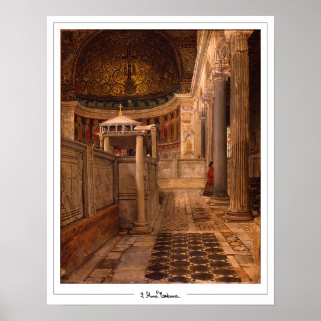 Lawrence Alma-Tadema Zedign Art Poster #114 (Framsidan)