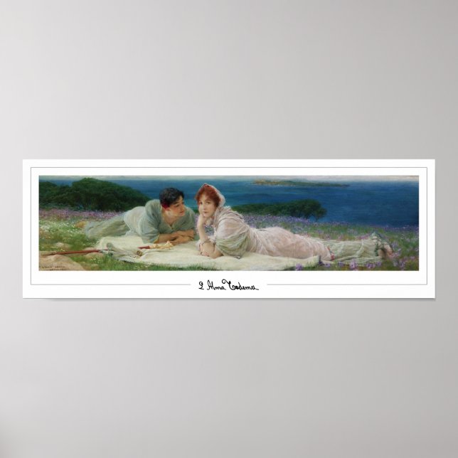 Lawrence Alma-Tadema Zedign konstaffisch #226 Poster (Framsidan)