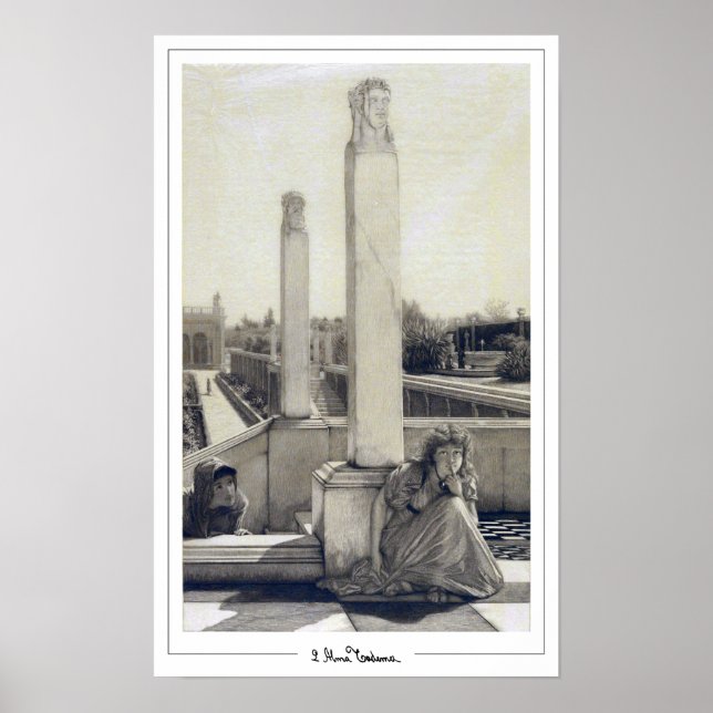 Lawrence Alma-Tadema Zedign konstaffisch #317 Poster (Framsidan)