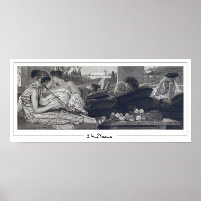 Lawrence Alma-Tadema Zedign konstaffisch #331 Poster (Framsidan)