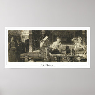 Lawrence Alma-Tadema Zedign konstaffisch #335 Poster