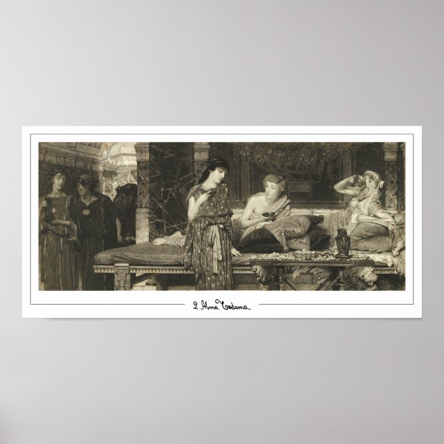 Lawrence Alma-Tadema Zedign konstaffisch #335 Poster (Framsidan)