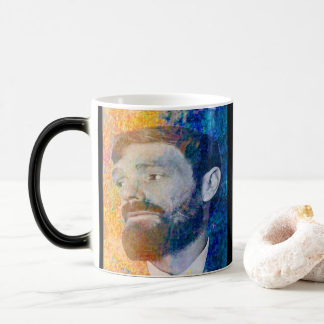 Lawrence i färg magisk mugg (Med munk)