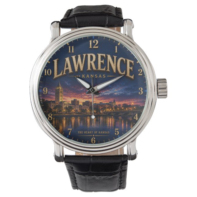 Lawrence Kansas Armbandsur (Framsida)
