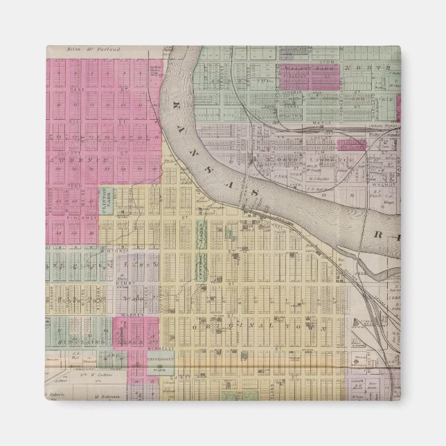 Lawrence, Kansas Magnet (Framsidan)