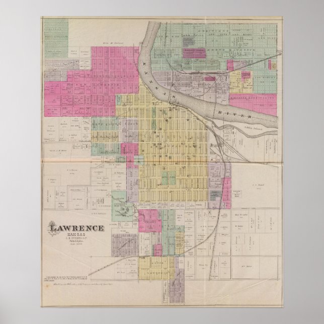 Lawrence, Kansas Poster (Framsidan)