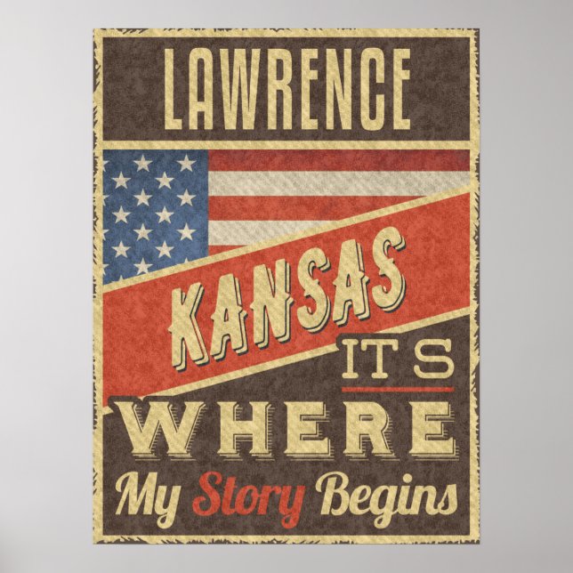 Lawrence Kansas Poster (Framsidan)