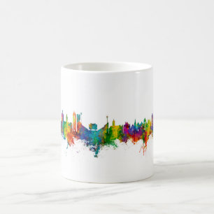 Lawrence Kansas Skyline Kaffemugg