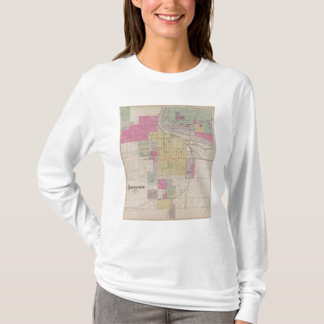 Lawrence Kansas T-shirt (Framsida)