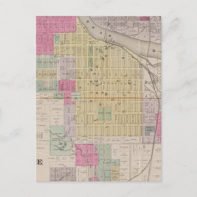 Lawrence, Kansas Vykort (Framsida)