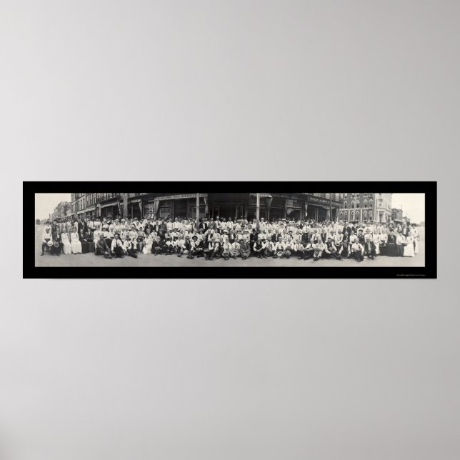 Lawrence KS Massacre Photo 1913 Poster (Framsidan)