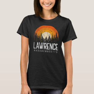 Lawrence Massachusetts MORSA Vintage 80s 90-tal Re T Shirt