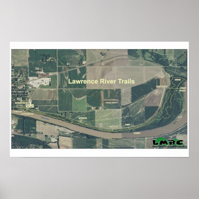 Lawrence River Trails Poster (Framsidan)