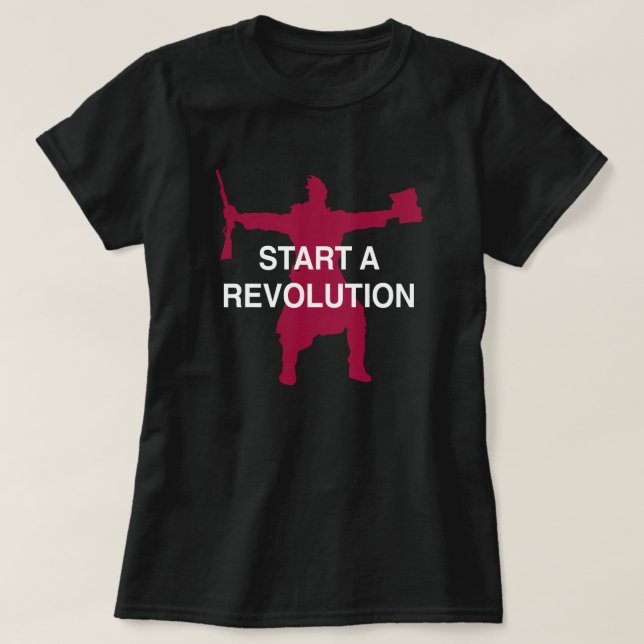 Lawrence Times femme Starta en Revolution T-shirt  (Design framsida)