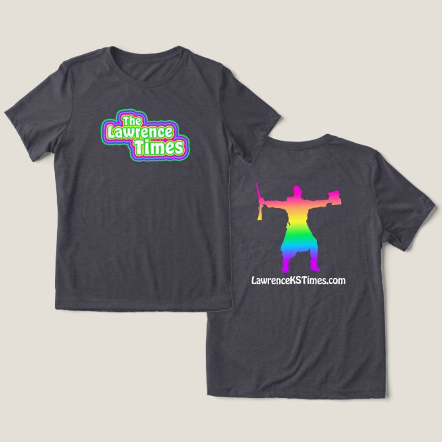 Lawrence Times groovy femme - kol T Shirt (Design fram och bak)