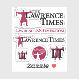 Lawrence Times-klistermärke lakan Klistermärken