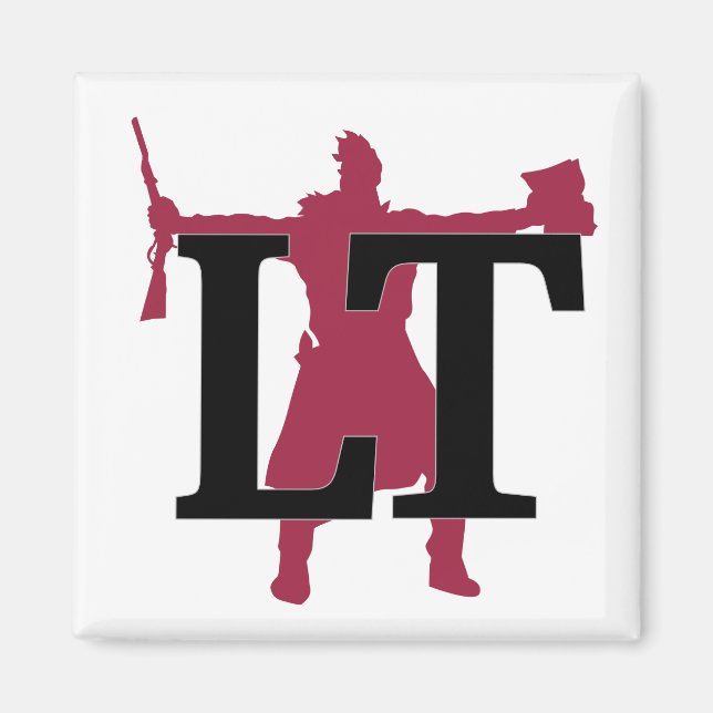 Lawrence Times Squmagnet - LT logotyp Magnet (Framsidan)