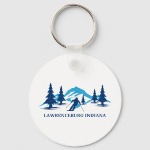 Lawrenceburg indiana skidort skida skidåkare nyckelring