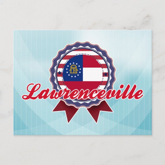Lawrenceville, GA Vykort (Framsida)