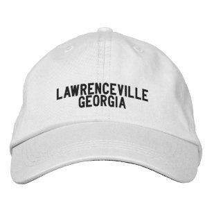 Lawrenceville Georgia Hat Broderad Keps