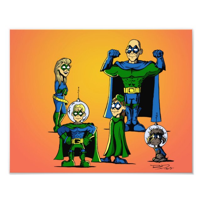 Lawreys: Mito Warriors Fototryck (Framsidan)