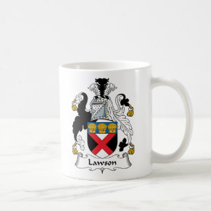 Lawson familjvapensköld kaffemugg