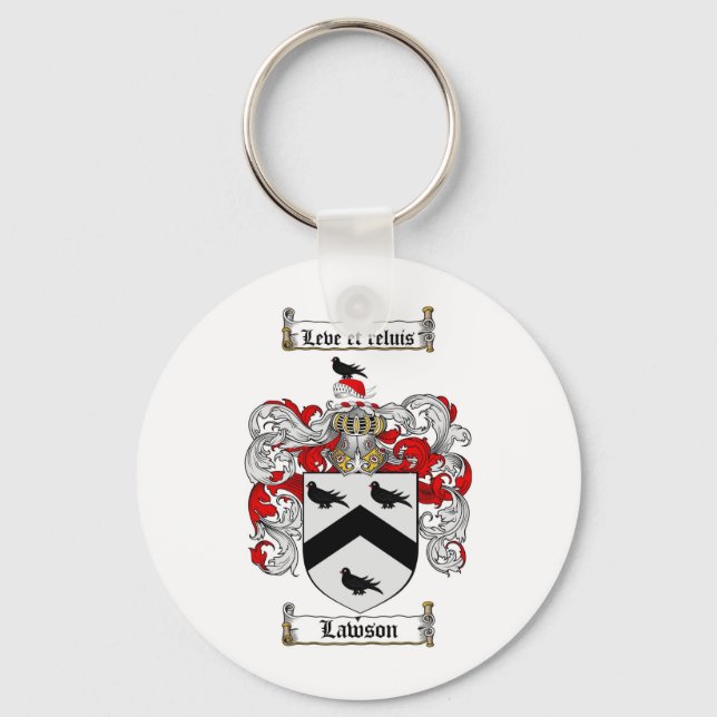 LAWSON FAMILY CREST - LAWSON JACKANDE ARM NYCKELRING (Framsida)