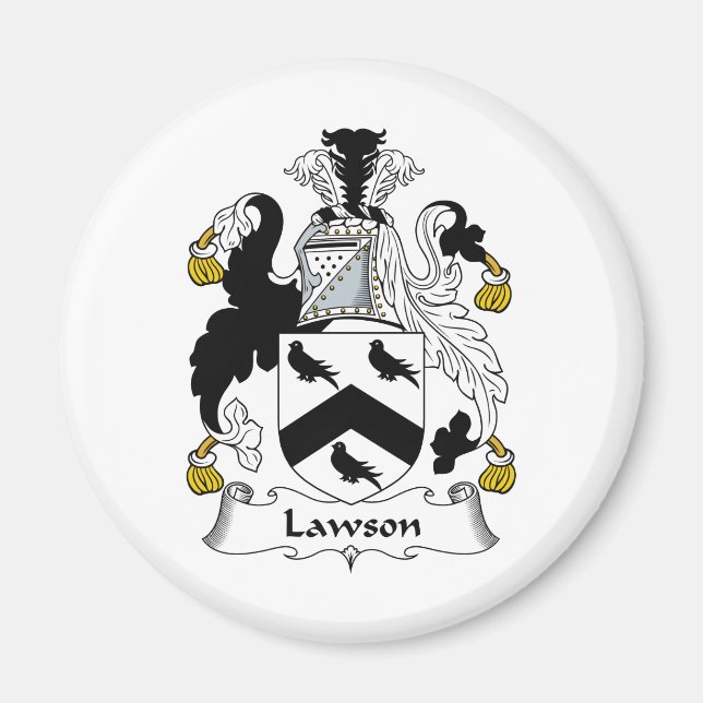 Lawson Family Crest Magnet (Framsidan)