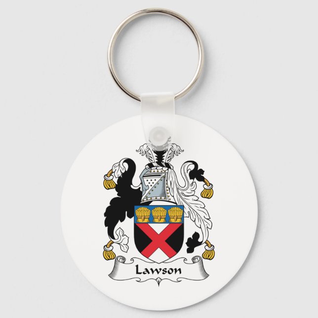 Lawson Family Crest Nyckelring (Framsida)