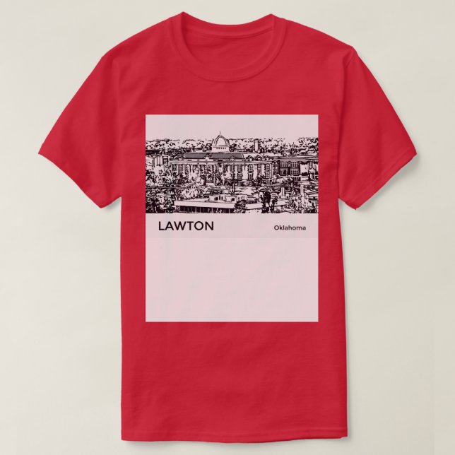 Lawton Oklahoma T Shirt (Design framsida)