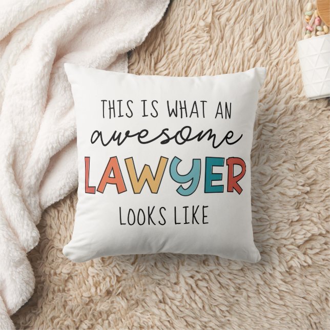 Lawyer | Advokat | Fantastisk Lawyer Funny Kudde (Filt)