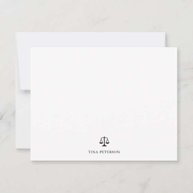 Lawyer Anteckningskort (Framsida)