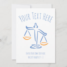 Lawyer | Attorney | domare | Lag firma/kontor Julkort