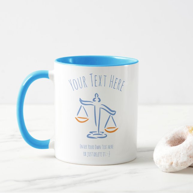 Lawyer | Attorney | domare | Lag firma/kontor Mugg (Med munk)