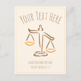 Lawyer | Attorney | domare | Lag firma/kontor Vykort
