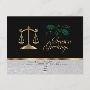 Lawyer Business-jul Helg Vykort