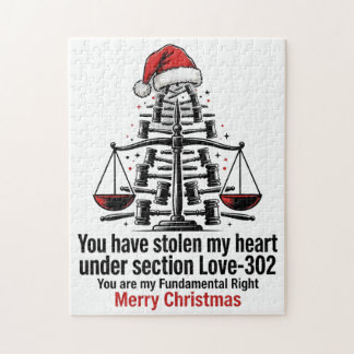 Lawyer Christmas Puzzle - Romantic Gift Pussel