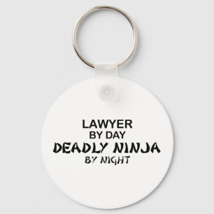 Lawyer Deadly Ninja by Night Nyckelring