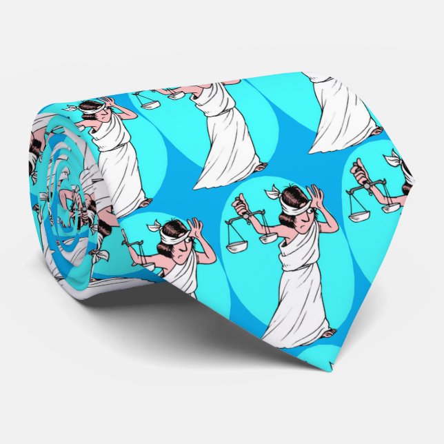 Lawyer Funny Justice Humor Neck Tie Slips (Rullad)