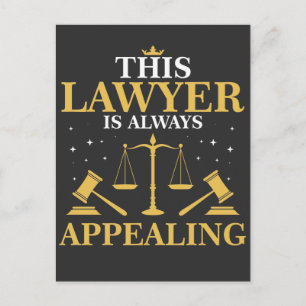 Lawyer Gift Law School Studenten New Attorney Vykort