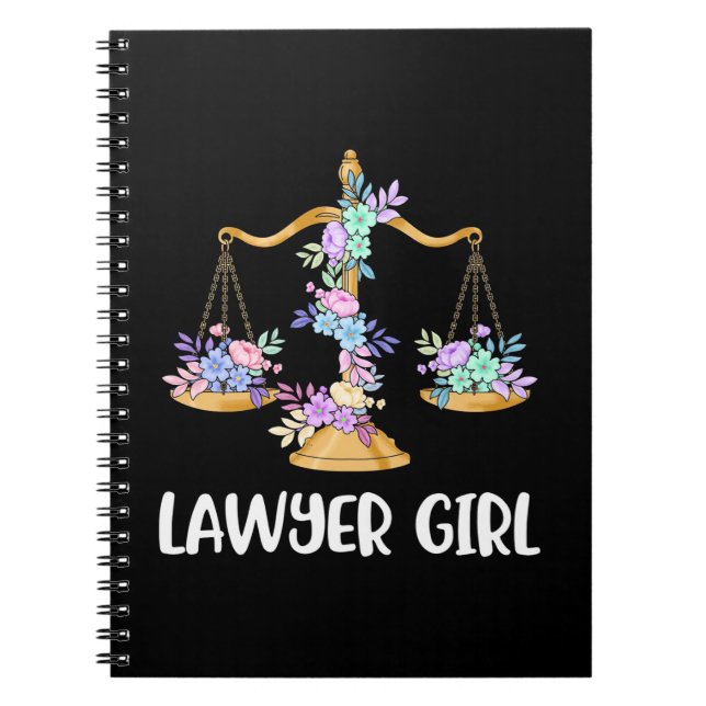 Lawyer Girl Anteckningsbok (Framsidan)