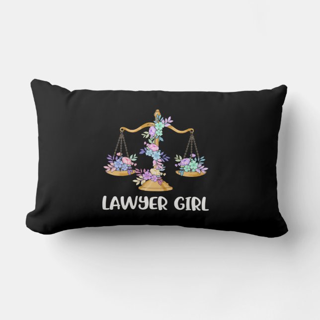 Lawyer Girl Lumbarkudde (Framsida)