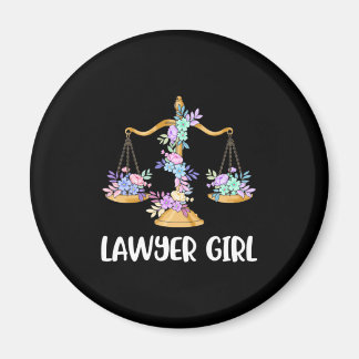 Lawyer Girl Magnet