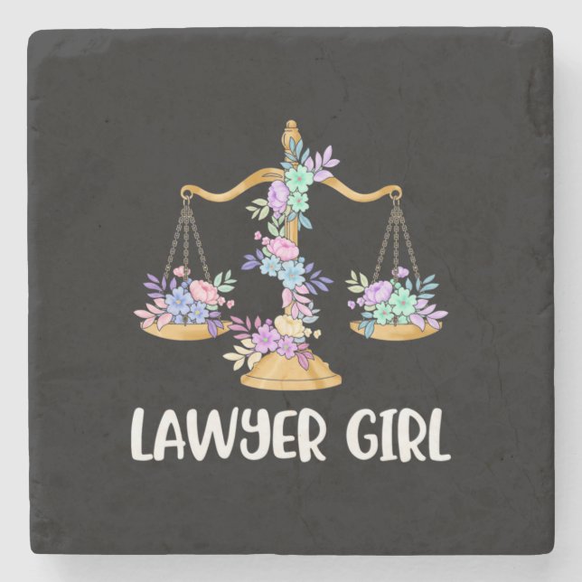 Lawyer Girl Stenunderlägg (Framsidan)