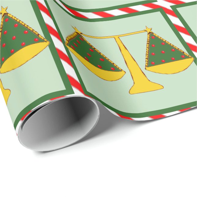 Lawyer Helgdag Gift Wrapping Papper Presentpapper (Rullad Hörn)