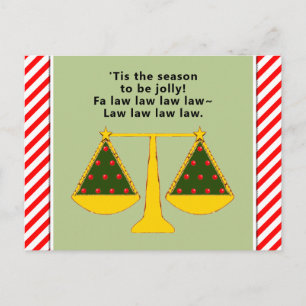 Lawyer Helgdagskorts Vykort