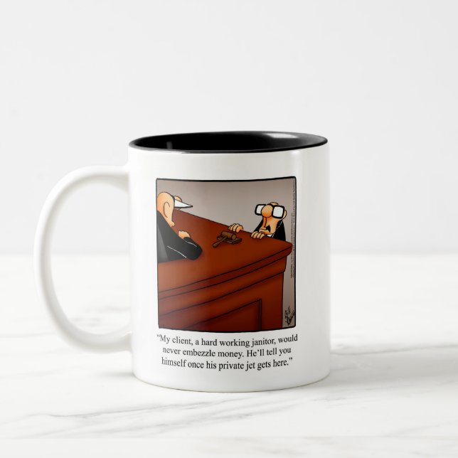 Lawyer Humor Coffee Mugg Gift (Vänster)