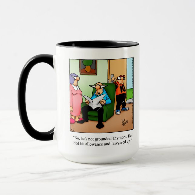 Lawyer Humor Mugg Gift (Vänster)