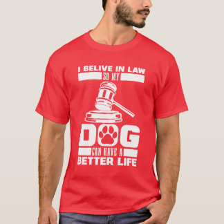 Lawyer Hund retro boy T Shirt